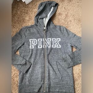 VS Pink zip up hoodie